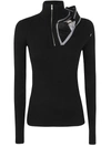 Y/project Cut-out Ribbed Minidress In Black