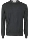 Filippo De Laurentiis Royal Merino Long Sleeves Crew Neck Sweater Clothing In Green