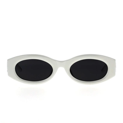 Attico The  Sunglasses In White