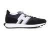 Hogan Low-top Sneakers H601 Suede In Black