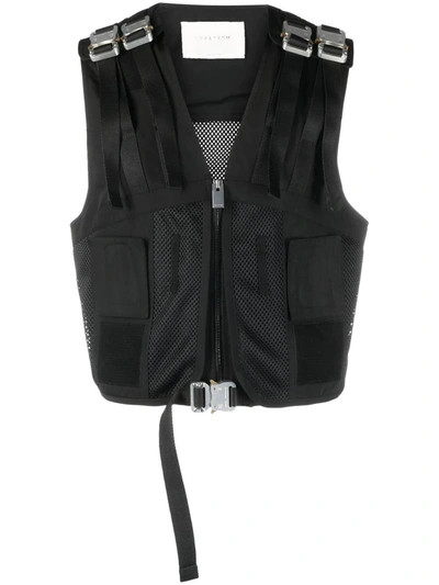 Alyx Buckle-fastening Fitted Gilet In Black