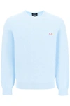APC 'MARTIN' PULLOVER WITH LOGO EMBROIDERY DETAIL