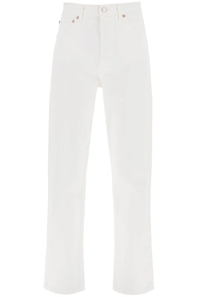 Agolde '90's Pinch Waist' High Rise Waist Jeans In White