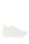 Alexander Mcqueen Leather Sprint Runner Sneakers In White