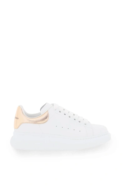 Alexander Mcqueen Oversize Sneakers In White,pink