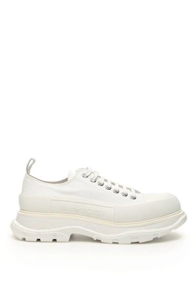 Alexander Mcqueen Tread Sleek Sneakers In White