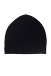 Alpha Studio Blue Merino Wool Hats & Cap In Black