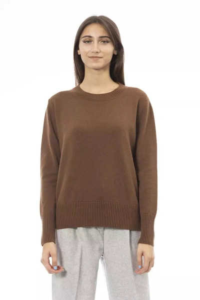 Alpha Studio Brown Cashmere Jumper