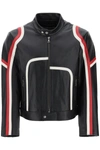 Andersson Bell Black Zip Leather Jacket In Black