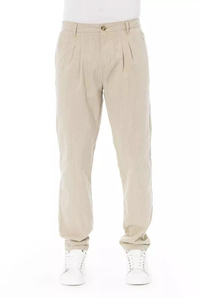 Baldinini Trend Cotton Jeans & Men's Pant In Beige