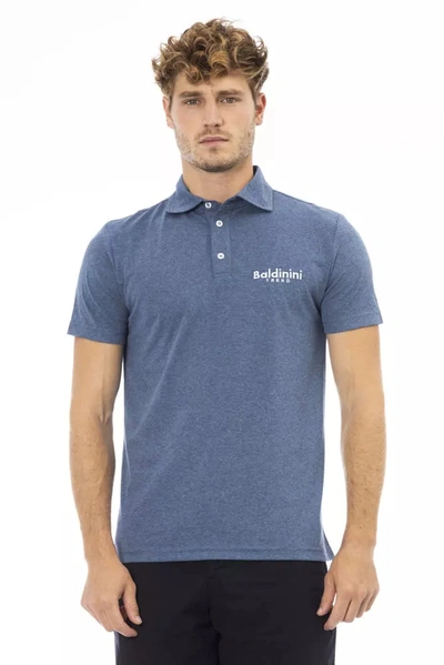 Baldinini Trend Blue Cotton Polo Shirt