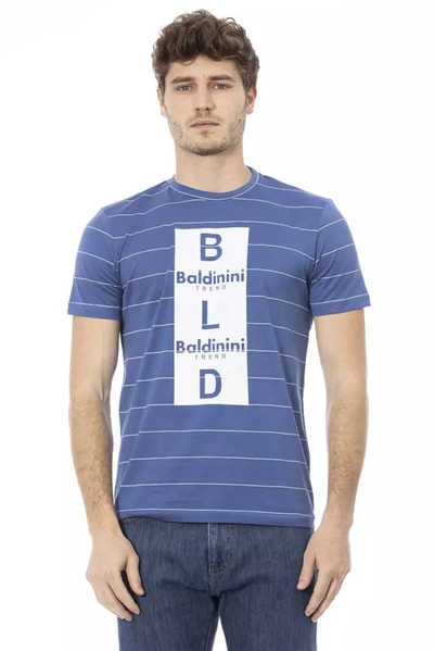 Baldinini Trend Blue Cotton T-shirt