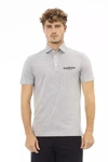Baldinini Trend Gray Cotton Polo Shirt In Gray