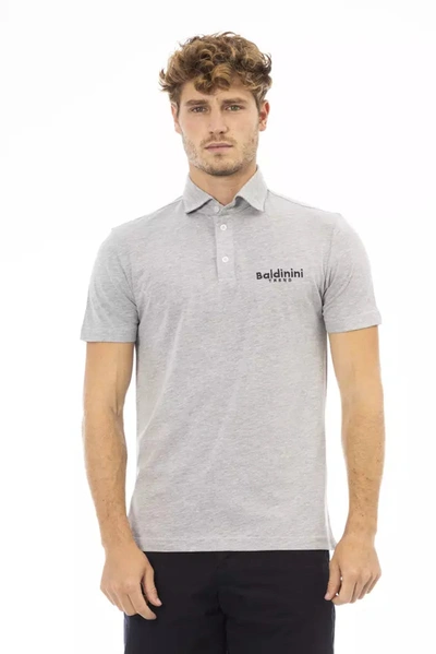 Baldinini Trend Gray Cotton Polo Shirt