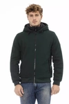 Baldinini Trend Green Polyester Men Jacket In Green