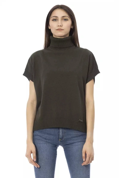BALDININI TREND GREEN WOOL SWEATER