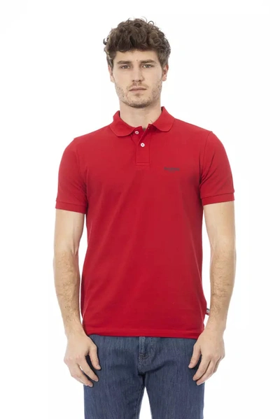 Baldinini Trend Cotton Polo Men's Shirt In Red
