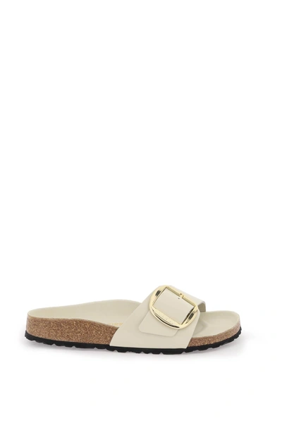 Birkenstock 'madrid' Big Buckle Mules In White