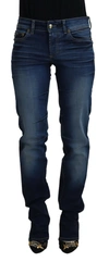 Just Cavalli Blue Cotton Women Casual Denim Jeans In Blue