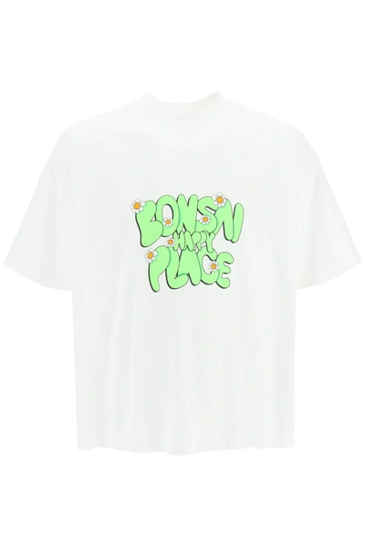 Bonsai Printed Maxi T-shirt In White