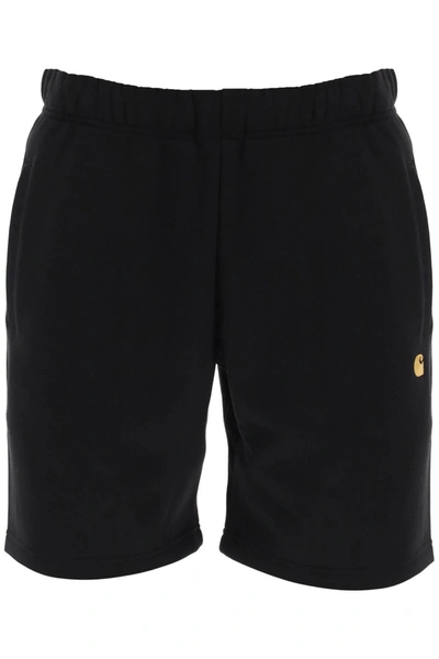 Carhartt Chase Sweat Shorts In Black