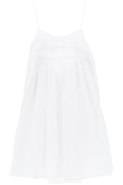 Cecilie Bahnsen Susu Matlasse Dress In White