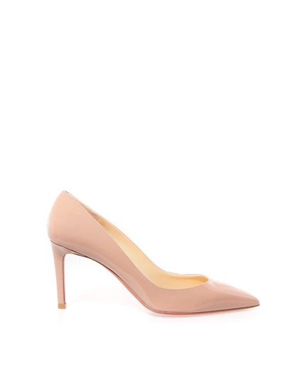 Christian Louboutin Pink Patent Leather Kate Décolleté