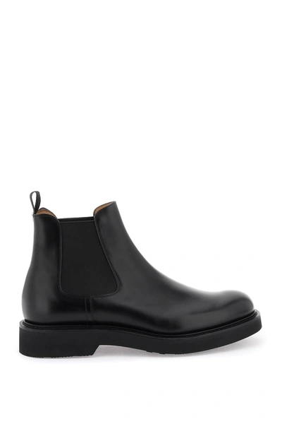 Church's Leather Leicester Chelsea Boots In Black