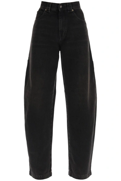 Darkpark Audrey Wide-leg Jeans In Black