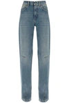 Darkpark Mid-rise Straight-leg Jeans In Light Blue