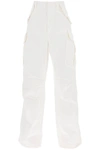 Darkpark Vivi Wide Leg Cargo Jeans In White