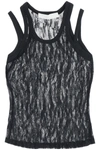 DION LEE CAMOUFLAGE MESH TANK TOP
