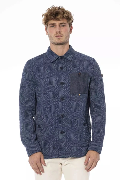 Distretto12 Blue Polyester Shirt