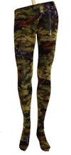 Dolce & Gabbana Black Grapes Print Stockings Tights In Black