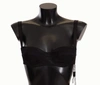 Dolce & Gabbana Black Polka Dot Satin Lace Balconette Bra In Black