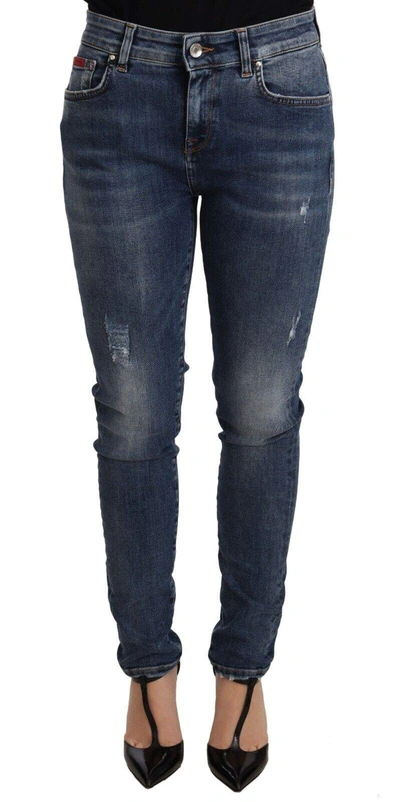 Dolce & Gabbana Blue Wash Skinny Denim Cotton Stretch Jeans