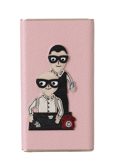 Dolce & Gabbana Charger Usb Pink Leather #dgfamily Power Bank