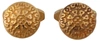 Dolce & Gabbana Gold Plated Brass Round Pin  Cufflinks In Gold
