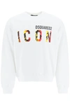 DSQUARED2 ICON SUNSET CREWNECK SWEATSHIRT