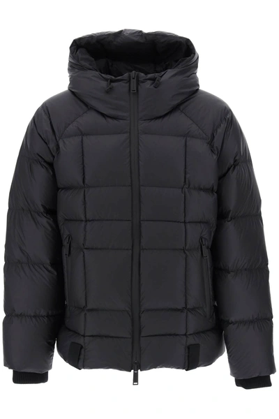Dsquared2 Logo Print Hooded Down Jacket In 900