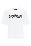 Dsquared2 Logo-print Cotton T-shirt In White