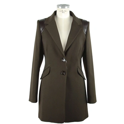 Emilio Romanelli Polyester Jackets & Women's Coat In Brown