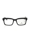 Frankie Morello Black Acetate Frame In Black