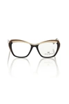 Frankie Morello Black Acetate Frames In Black