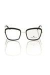 FRANKIE MORELLO BLACK METALLIC FIBRE FRAMES