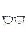 Frankie Morello Blue Acetate Frame In Blue