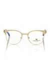 Frankie Morello Gold Acetate Frames In Gold