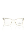Frankie Morello Gold Acetate Frame In Gold