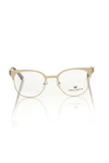 Frankie Morello Gold Acetate Frames In Gold