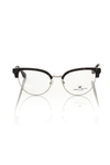 Frankie Morello Burgundy Metallic Fibre Frames In Burgundy